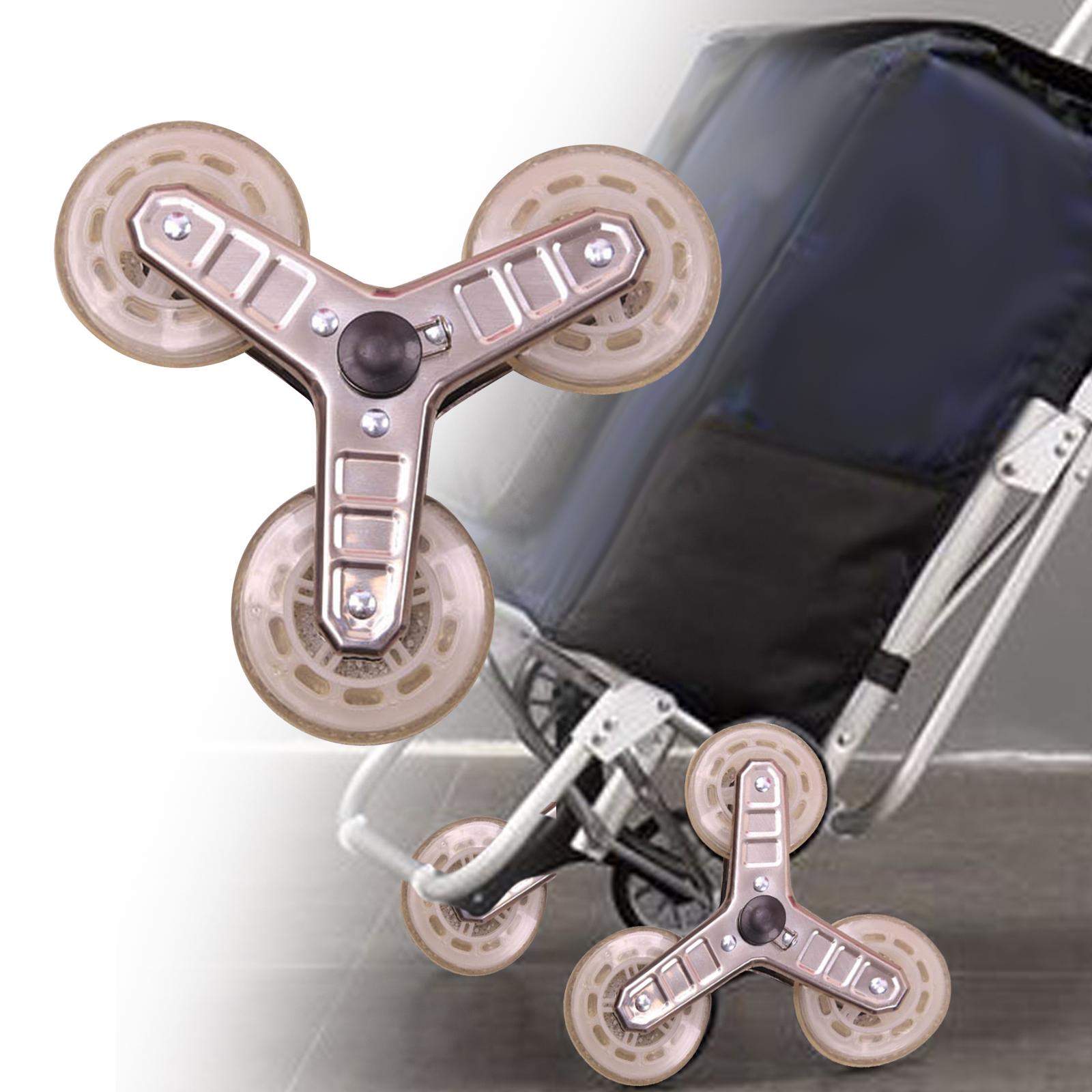 Triangle Wheel, Triangular Wheel ,Direct Replaces Shopping Laundry Cart Trolley Climber Truck Grocery Stair Climbing Wheel