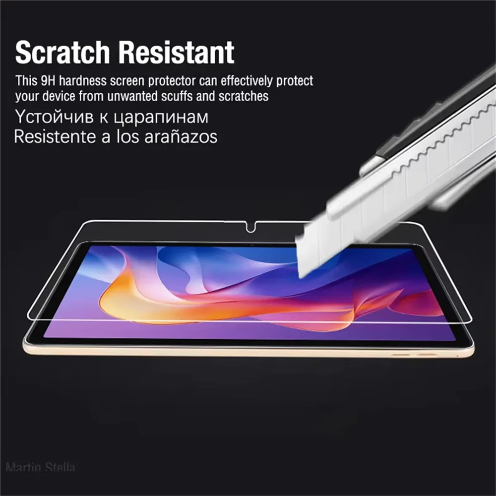 2-Pack Tablet Tempered Glass Screen Protector - Anti-Scratch, Anti-Fingerprint, HD Quality Protective Film