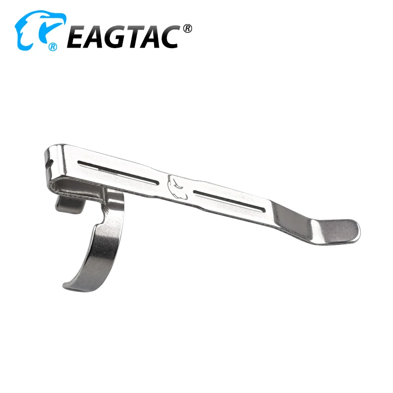 EAGTAC Stainless Steel Pocket Clip Titanium Coated for LED Flashlight T25LR/S25LR/T25V/S25V/TX3V/TX3L PRO/T25C2 SKU3774 SKU3160