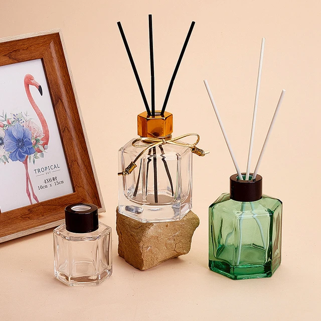 50ml/100ml Empty Fragrance Bottles can use Rattan Sticks Purifying Air  Aroma Diffuser Set Essential Oil Bottles for Room Office - AliExpress