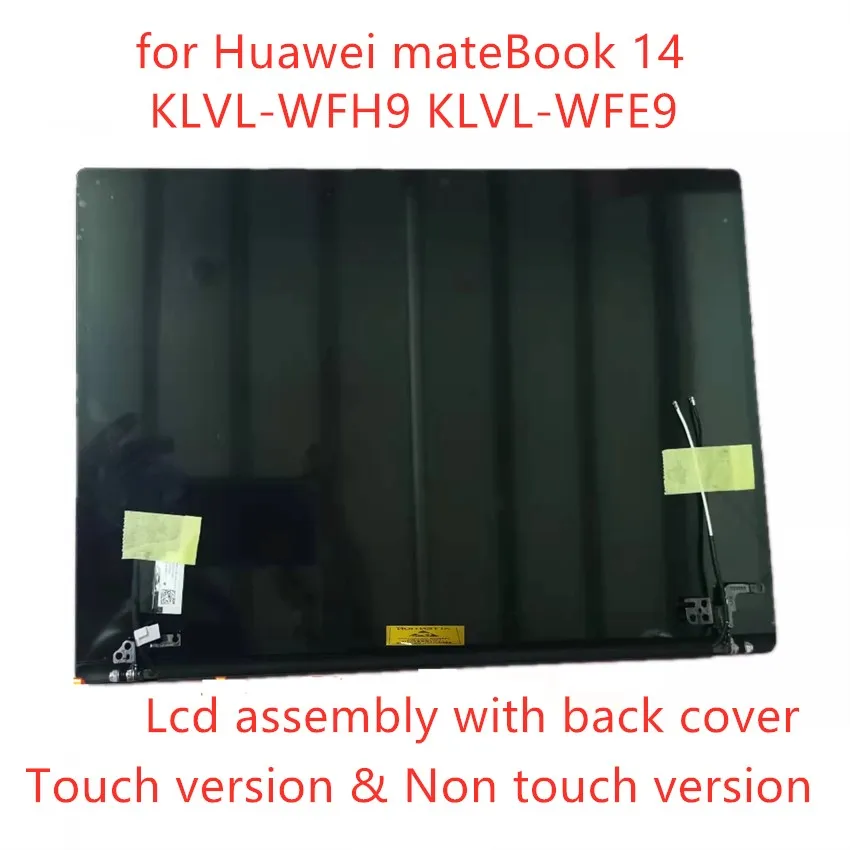 

For Huawei MateBook 14 Linux KLV-W19L W29L KLVC-WFH9L KLVL-WFH9L Top Half Touch Screen Display Assembly LCD 2160x1440 Resolution