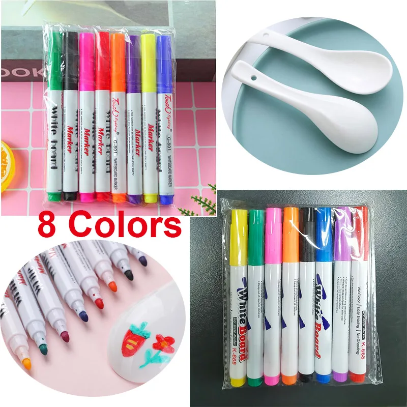 WhiteboardMarkerPenFloatingMagicalErasableWaterPaintingPens