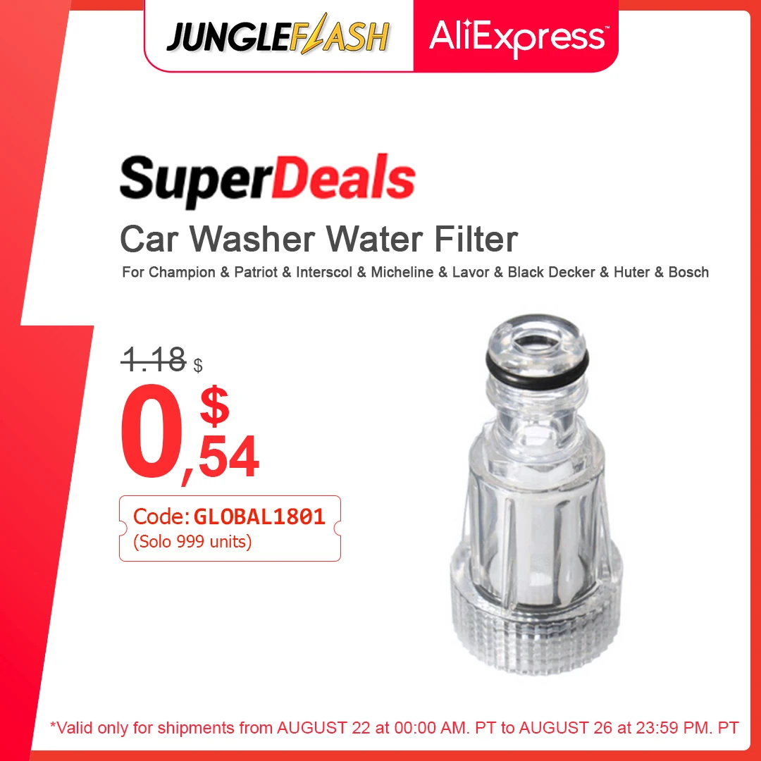 Car Washer Water Filter Set For Champion/ Patriot/ Interscol/ Micheline