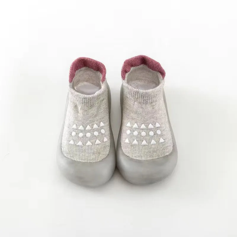 Sommer Neue Gekämmte Baumwolle Rutschfeste und Atmungsaktive Kinder-Weichsohlenschuhe Baby-Laufschuhe Netzstoff-Babysocken – Detail 9