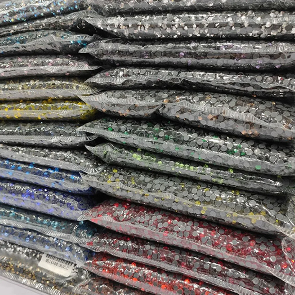 Wholesale Bulk 100 Gross Crystal AB Flat Back Hotfix Rhinestones SS6-SS30  Iron On Crystal Gems For DIYCraft Clothing Decoration - AliExpress