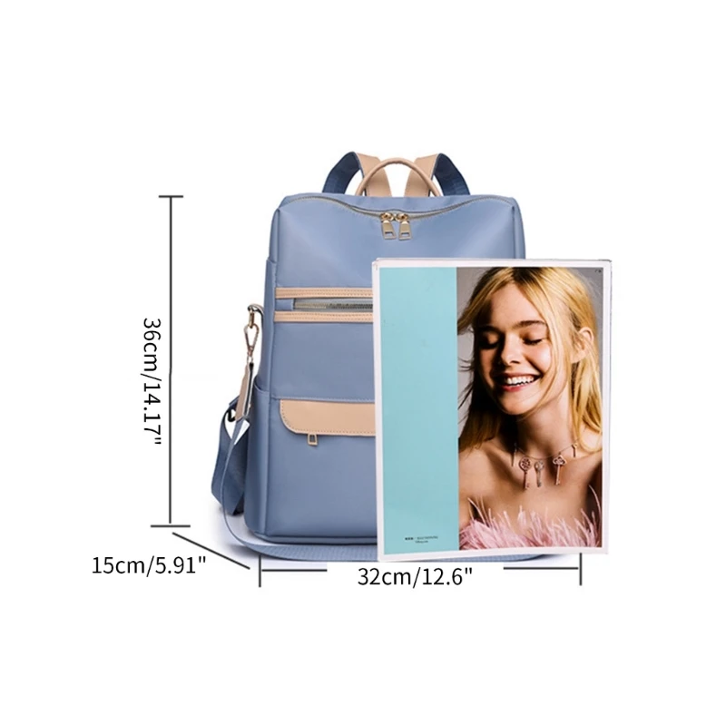 2023 NEW Travel Bag Crossbody Bag Versatile Double Strap Shoulder Bags Splashproof Backpack for Girl Student