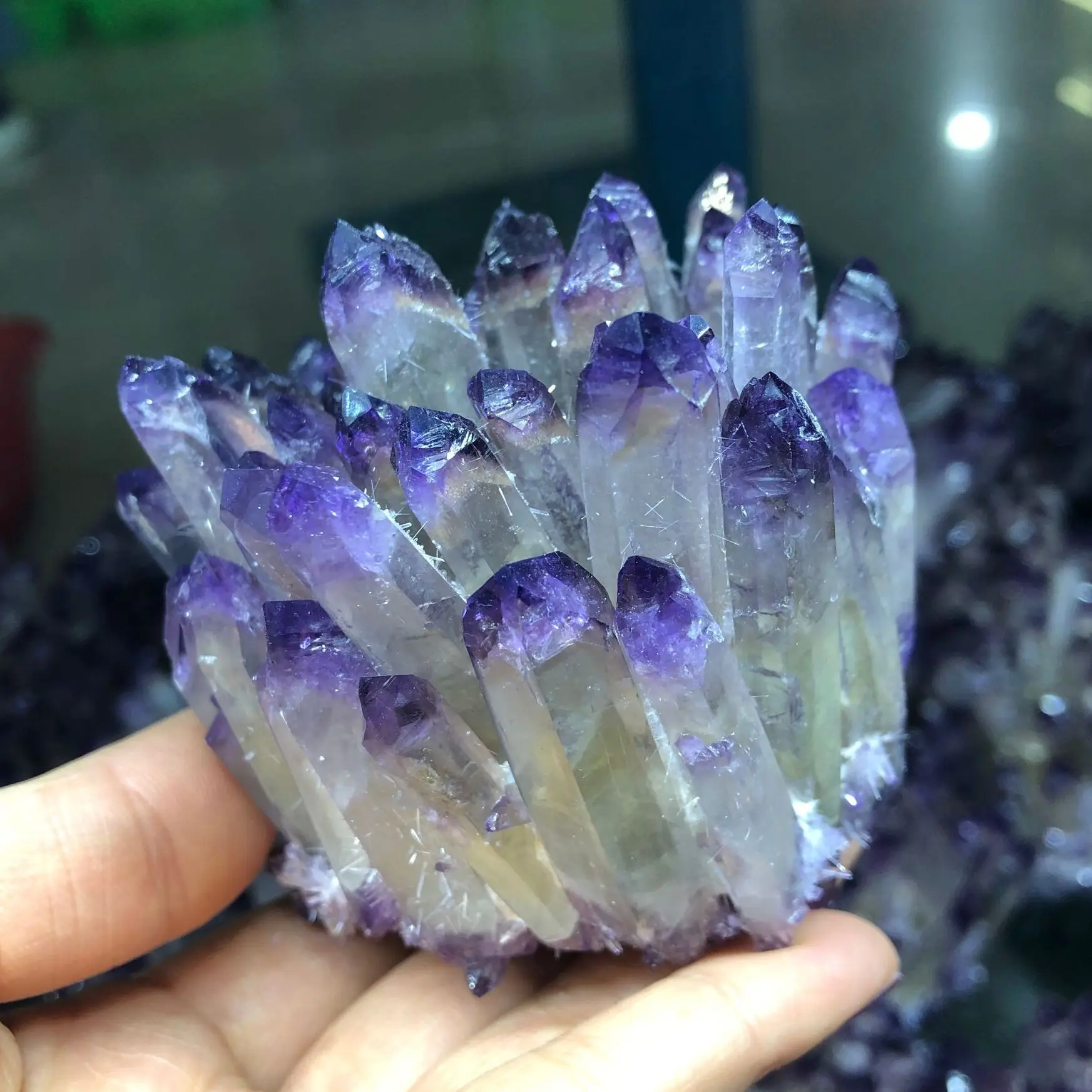 

600g Natural Amethyst Cluster Raw Stones Geode Reiki Healing Quartz Crystal Minerals Gemstone Remove Negative Energy 1pcs