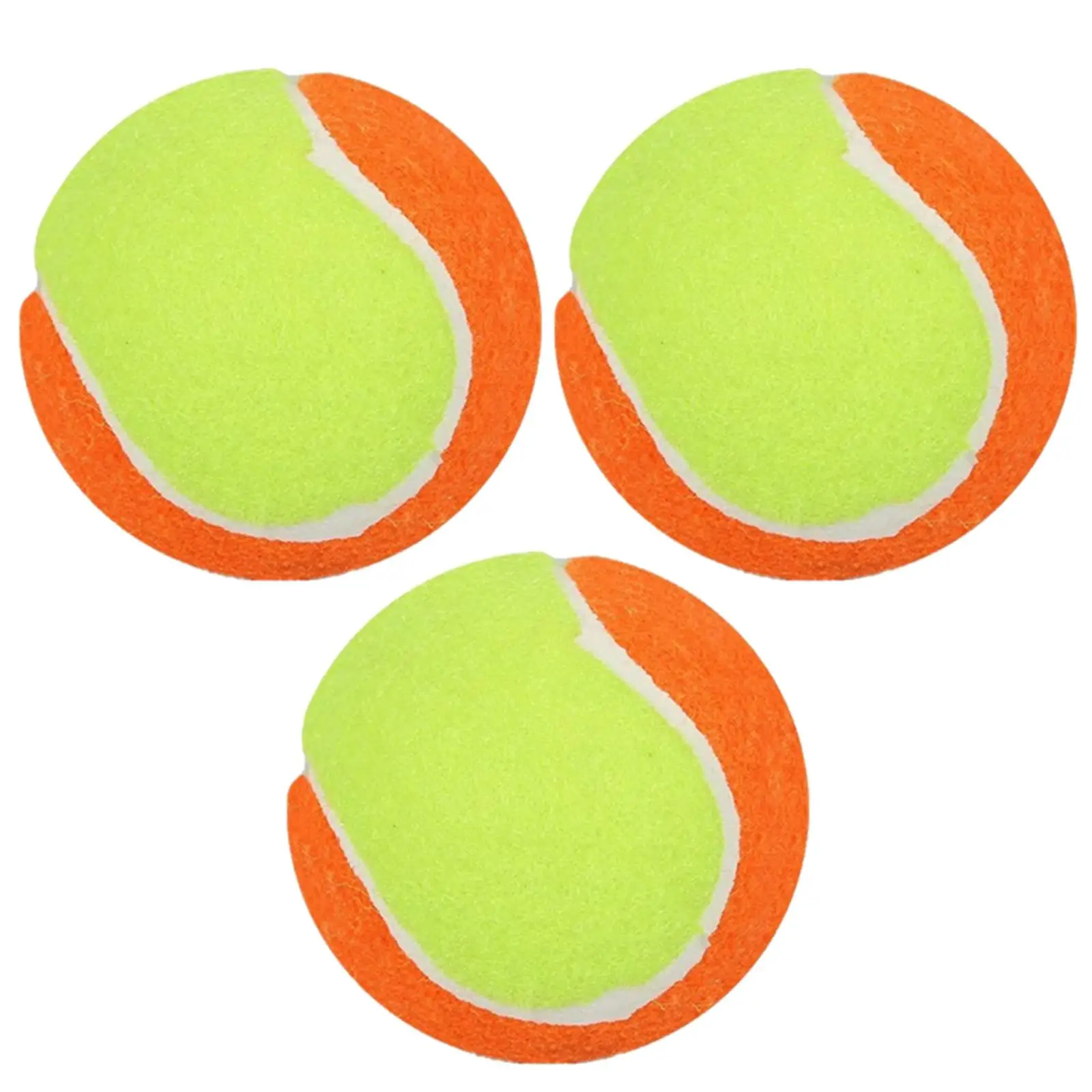 3x Tennis Easily Track pinwheel Hit Shots Dog Toy Soft Tennis Balls for for Outdoor Adult Dogs