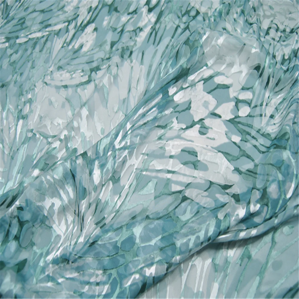 Silk Burn Out Fabric for Women Garment sewing fabric