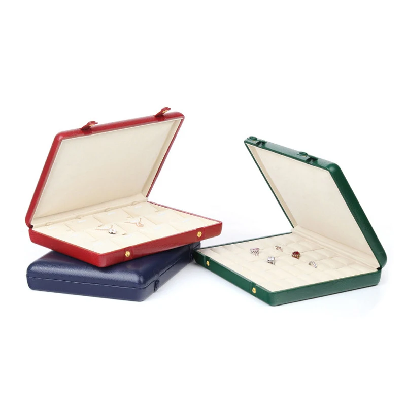 

PU buckle ring storage box necklace display jewelry box