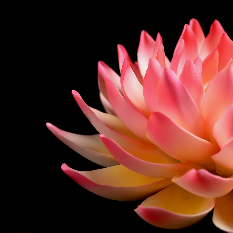 Ceramic Lotus Ornaments Handmade Chinese Lotus Zen Home Ornament Living Room Buddhist Hall Crafts Birthday Gift 0012