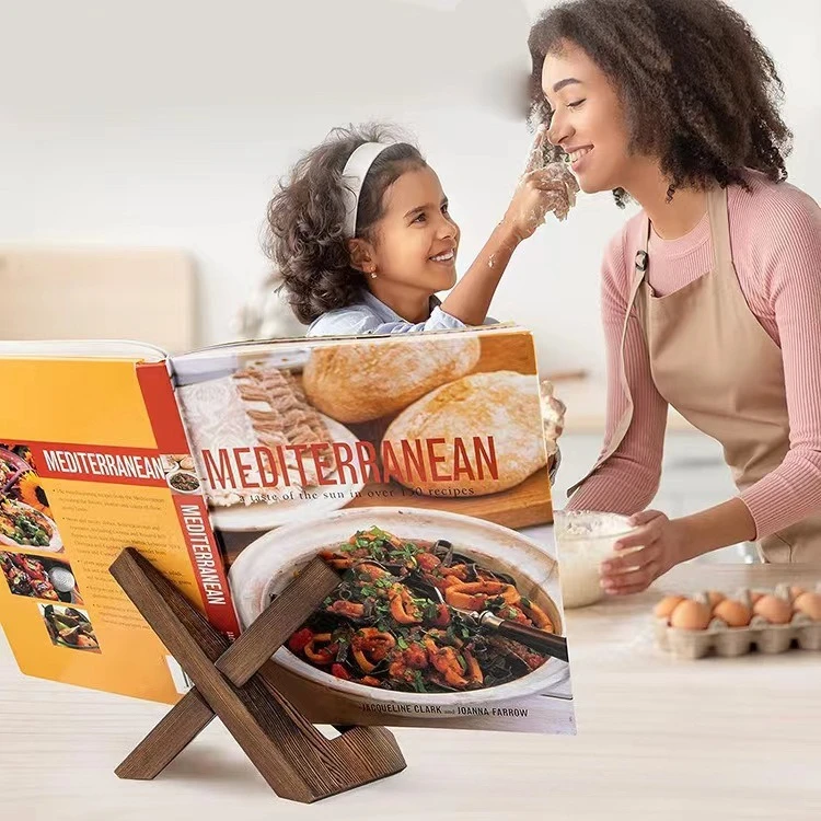 Wooden Multifunctional Cookbook and Reading Stand