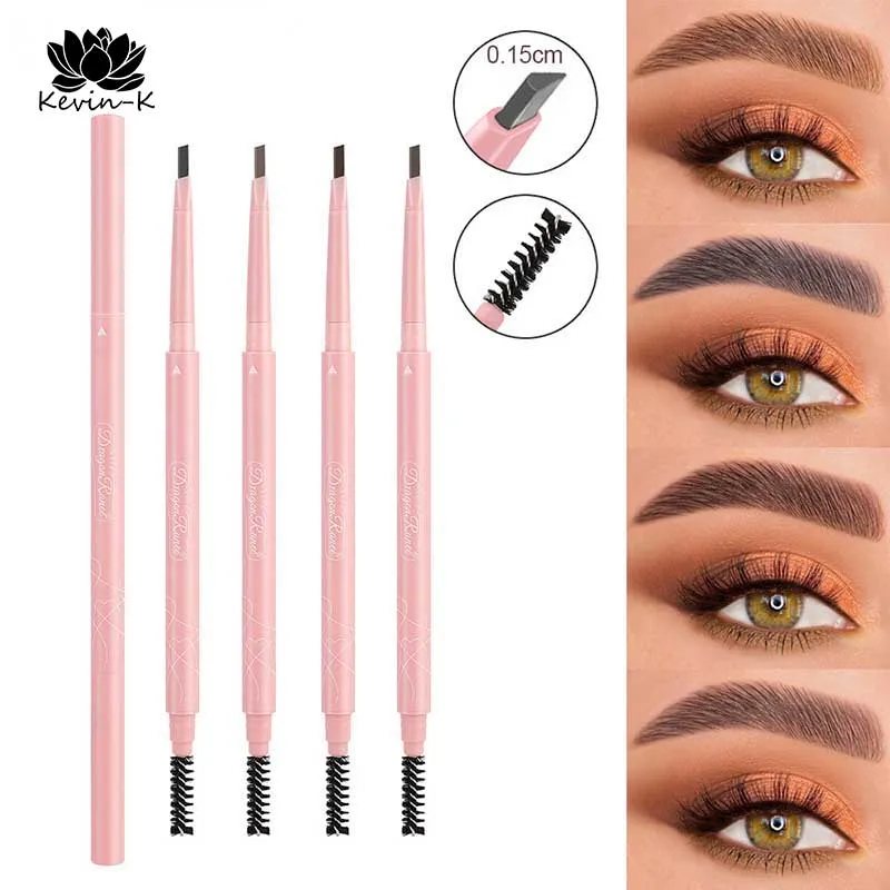 

Ultra-fine 0.5mm triangular eyebrow pencil waterproof and sweat-proof beginners are not easy to decolorize and smudge ultra-fine