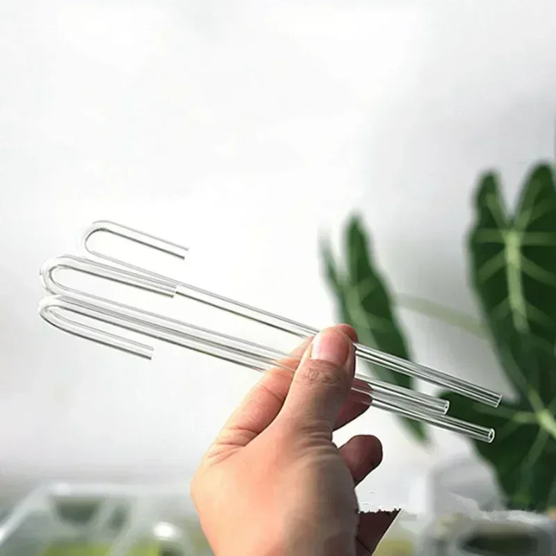 Acrylic Aquarium Connector Set - U-Shape Tube Elbow for Air Pump and Filter Systems (2-Pack)