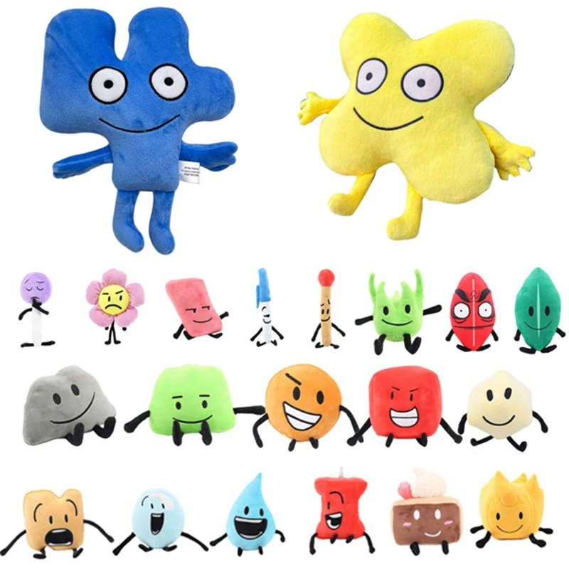 BFDIA Four Plush Doll Game Battle for Dream Island Plushie Toy