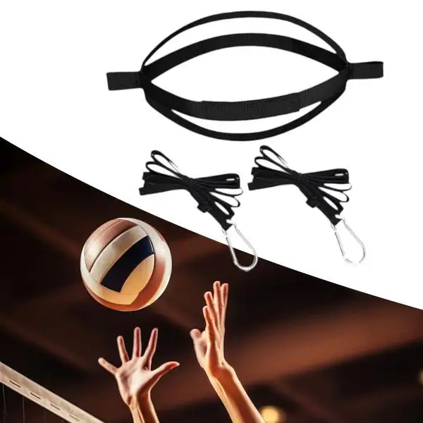 Volleyball Training Equipment Practice Beginners Solo Serve Trainer for Improves Serving Setting Spiking Power Hitting Strength