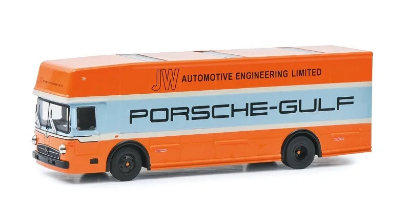 

Транспортер гоночного автомобиля Schuco 1:64, синий транспортер, модель автомобиля