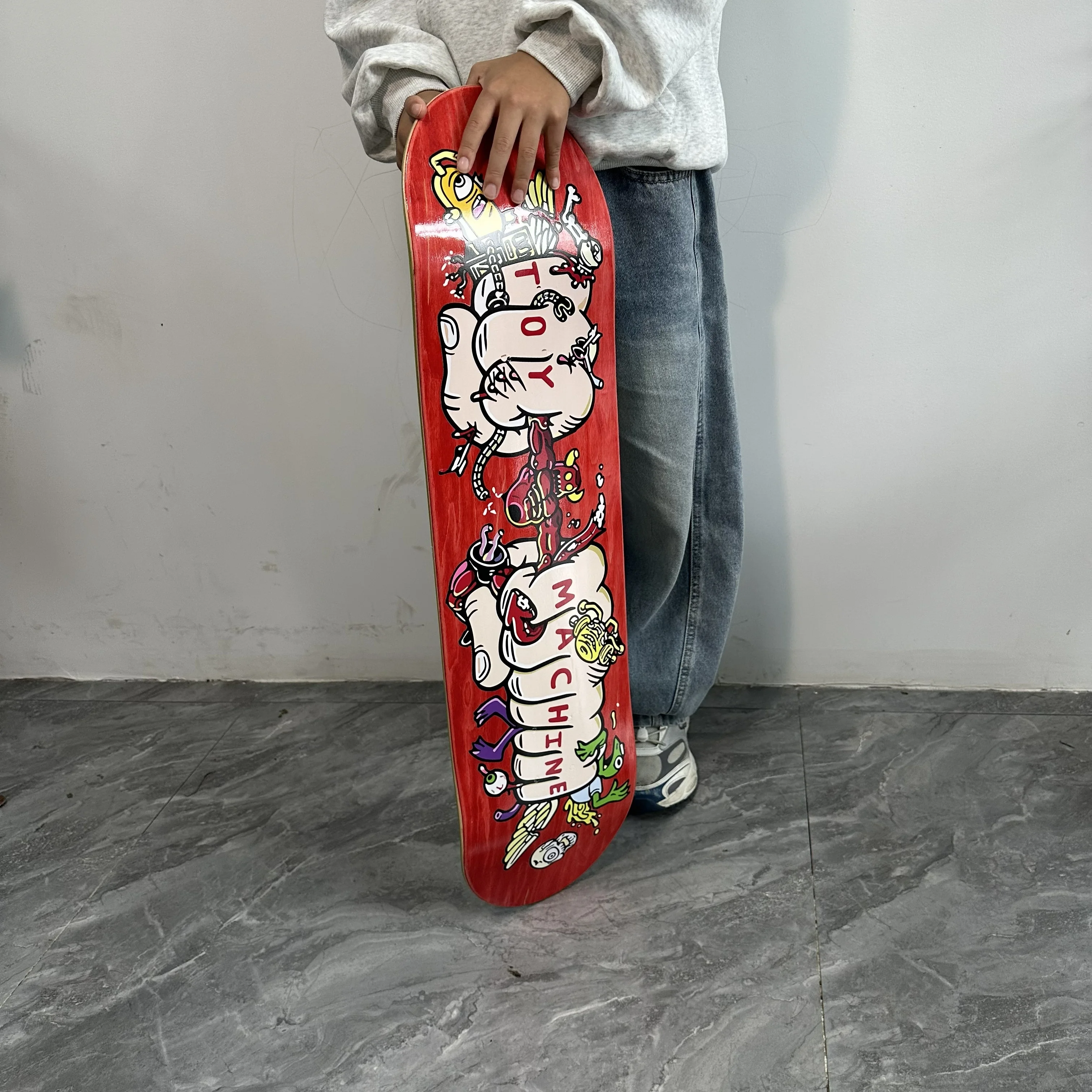 프로페셔널 더블 로커 스케이트보드 데크 100% 캐나다산 메이플 7겹 구조 스케이트보드 사이즈 7.75 8.0 8.25 8.375 8.5 인치