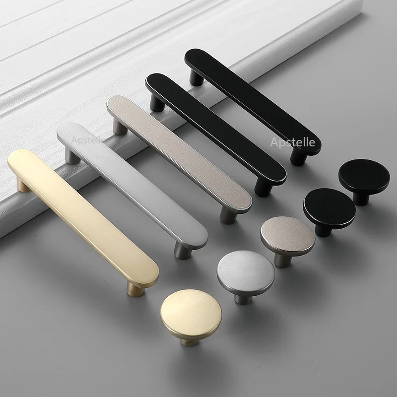 Tirador De Aleación De Aluminio Para Cocina Y Armarios – 1 Pieza, Barra Moderna (Genérico)