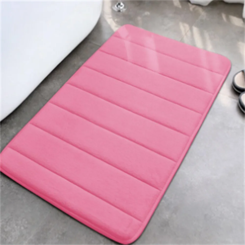 Plush Absorbent Non-Slip Bathroom Mat - Soft and Stylish Floor Rug