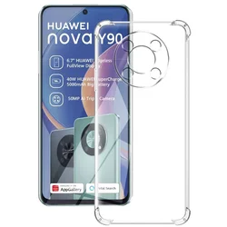 Sleek Silicone Soft Shockproof Transparent Cover - Clear Protective Case Fit for Nova Y71 (Shockproof)