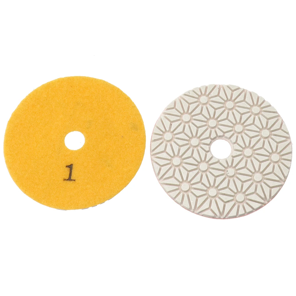 

3Pcs Diamond Polishing Pad 4inch Buffing Grinding Wheel Wet&Dry For Granite Marble Concrete Tile Polishing Machine Tools Parts