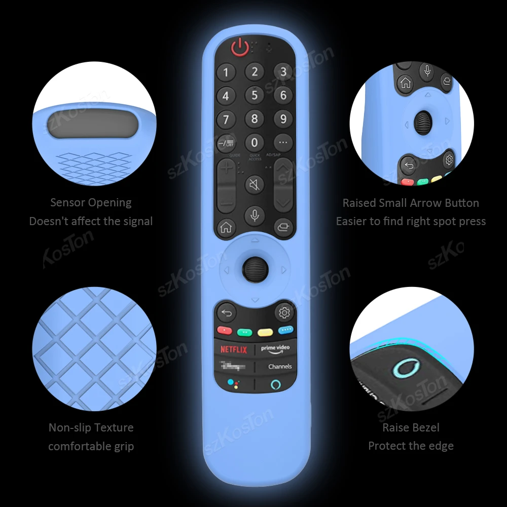 Description Picture 3 of itemSilicone Case LG AN-MR21GC/ MR21N / MR21GA Remote Control Protective Cover For LG Smart TV Magic Remote Shockproof Protection