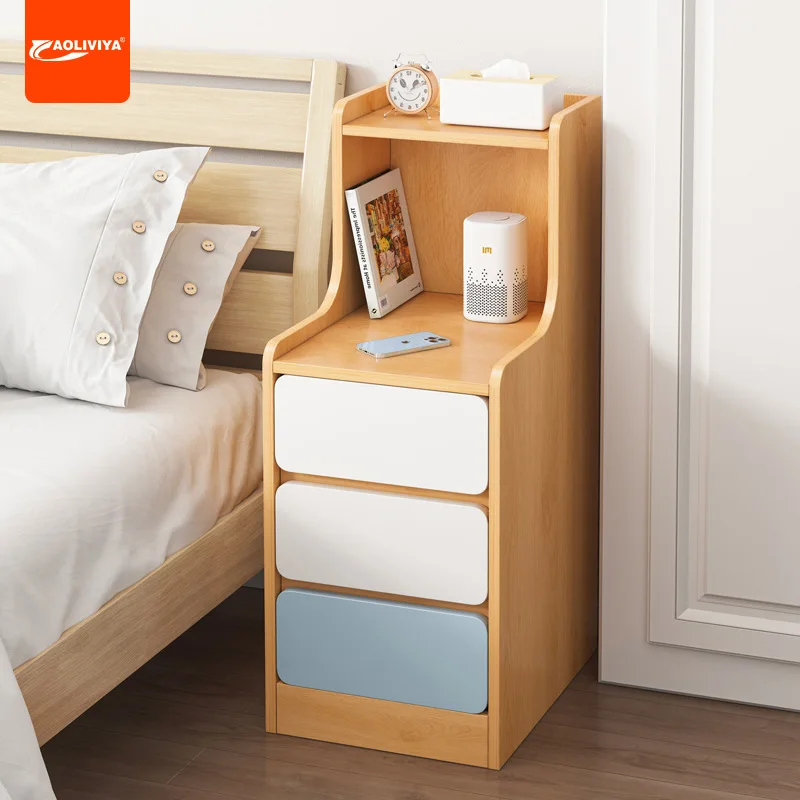 

Aoliviya Bedside Table Simple Modern Simple Small Household Storage Cabinet Locker Storage Rack Bedroom Internet Celebrity Mini