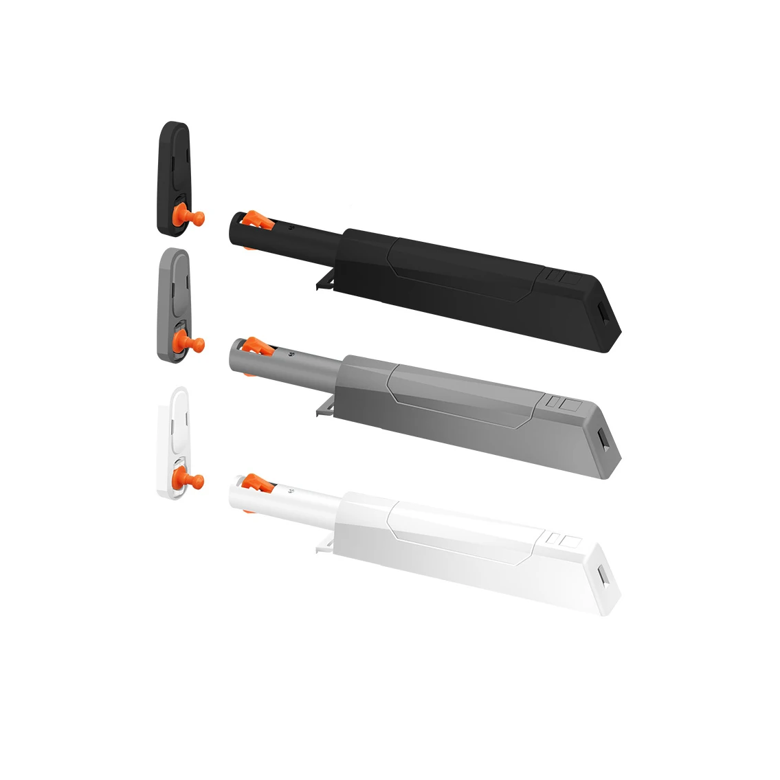 

1 Piece Non Magnetic Heavy Duty Push to Open Cabinet Latches Door Bouncer Devices for Drawer / Cabinets