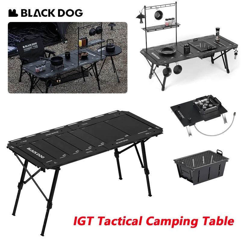 Naturehike BLACKDOG Outdoor IGT Table Folding Adjustable Aluminum