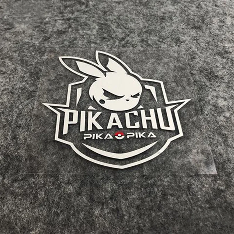 Pokemon Pikachu Auto Auto Aufkleber Reflektierende 3D Kreative Lustige  Vinyl Aufkleber Aufkleber Trim Wasserdicht Auto Dekoration Zubehör Neue