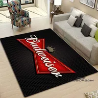 Classic Budweiser Beer carpet and rug modern bar living room bedroom Large area soft carpet study porch bedside non-slip mat 1