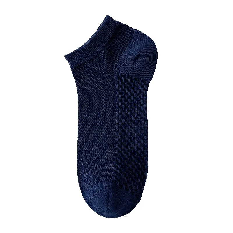 Atmungsaktive Herren Booties Aus Baumwolle Mit Massage-sohle_voghion.com