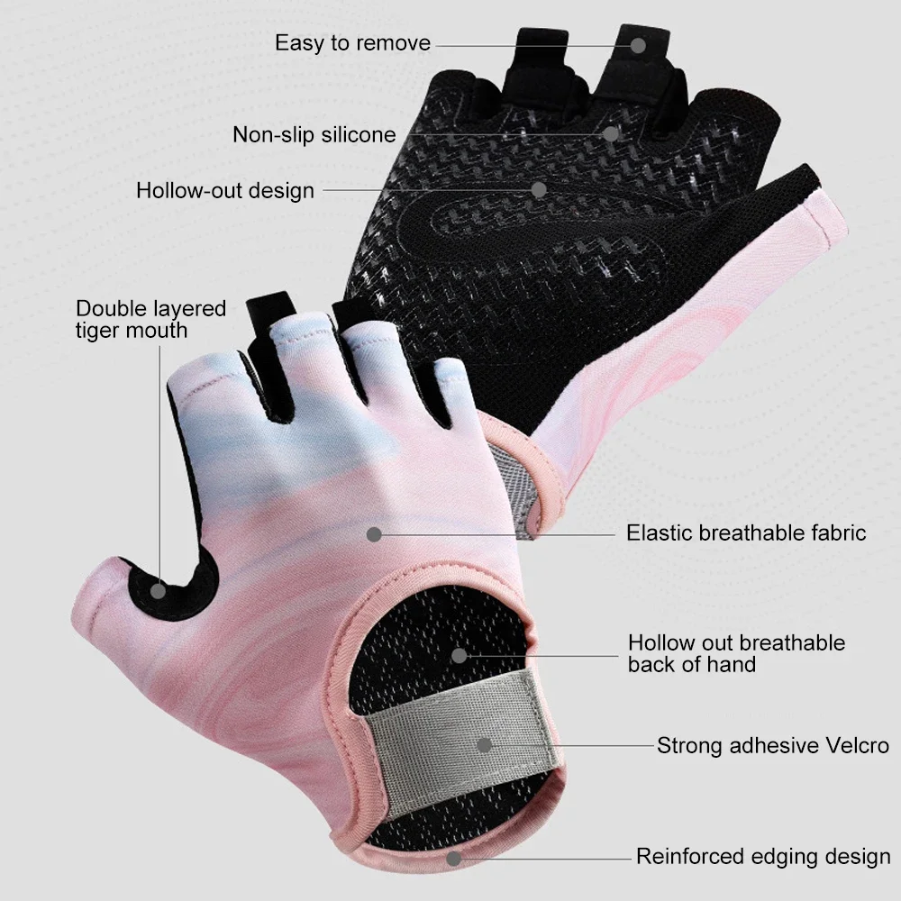 Breathable Workout Gloves, Antislip Weight Lifting Gym Gloves for Men Women, Superior Grip & Palm Protection for Wei