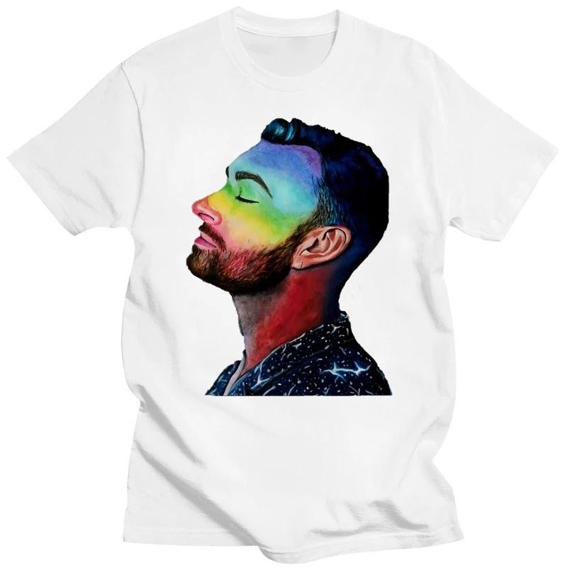 Laozhuoo Sam Smith Men Classic Fit T-Shirt Per Uomo Ctom Gift Tee