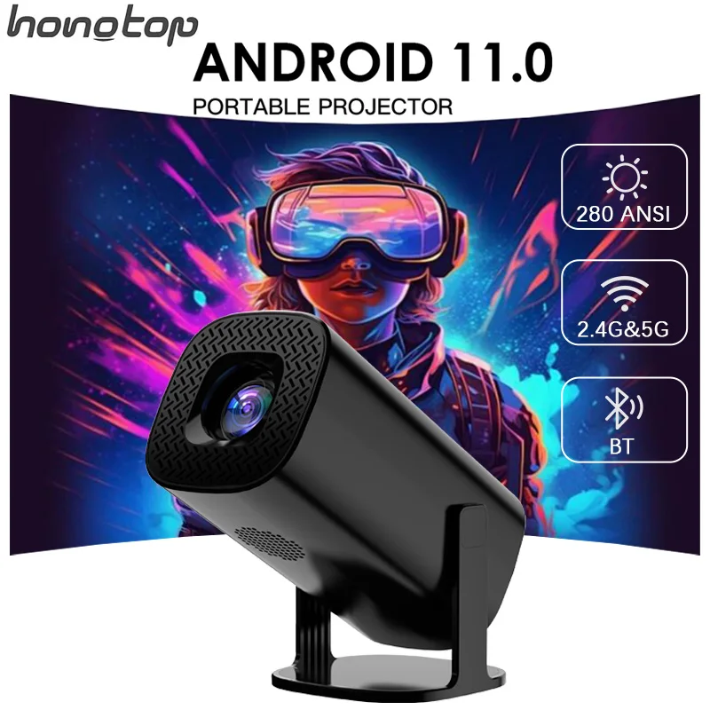 X10 Plus Retro Game Console With Projector,4K HD Portable Projector