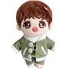 15cm 20cm Cute Green Little Monster Set Baby Clothes Star Doll Suitable Doll Clothes 5