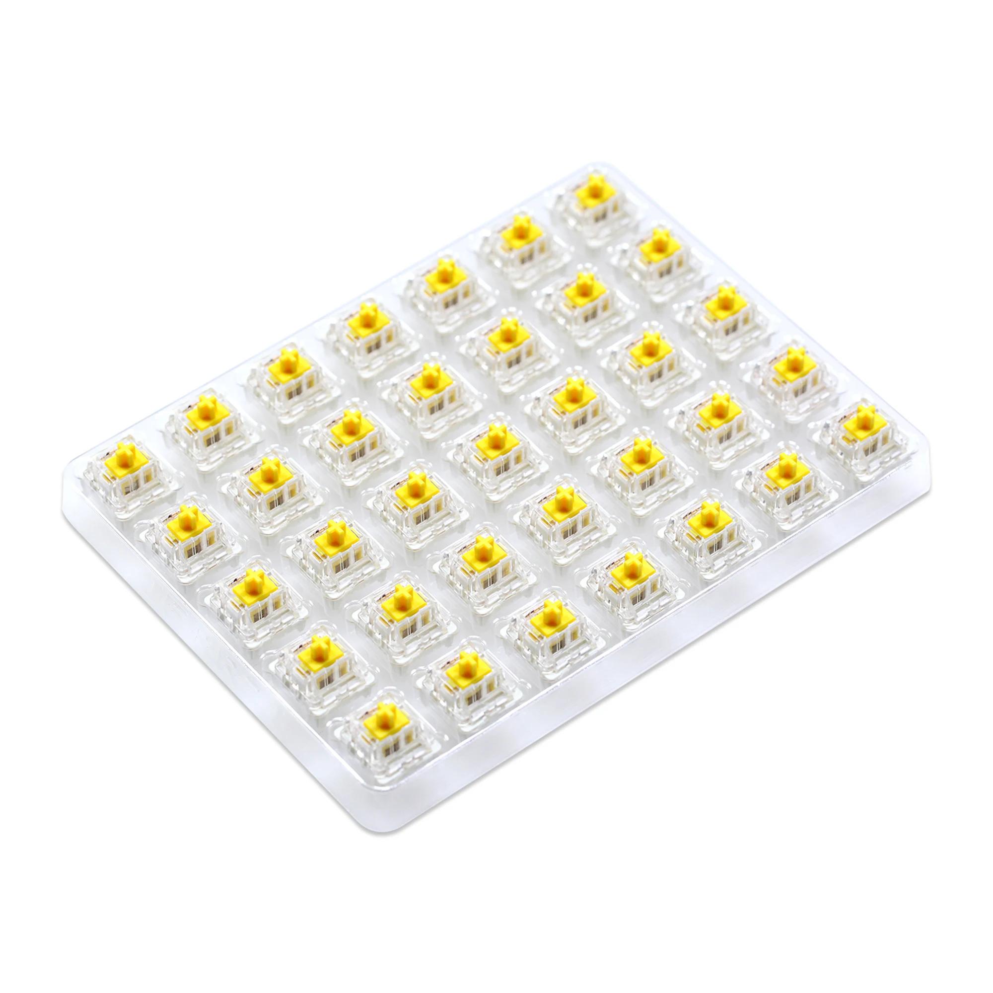 JERRZI 스위치 기계식 키보드용 SMD RGB mx 스템 스위치, 브라운, 옐로우, 레드, 블랙, 블루, 3 핀