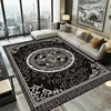 Retro Luxury Black Carpet Living Room Large Size Rug Non-slip Coffee Tables Mat Home Decoration Bedroom Lounge Rug Tapis Salon 1