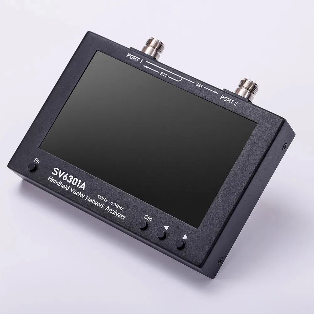 HTOOL SV6301A 6.3GHz Handheld Vector Network Analyzer VNA,S11 50dB,S21 75dB,8GB Storage English Russian Menu Software Provided