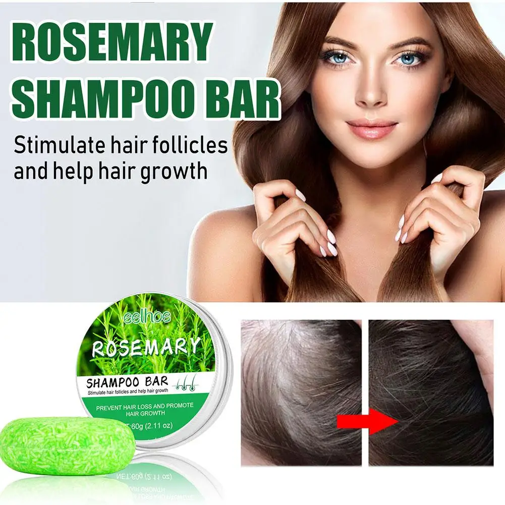 

Rosemary Hair Regrowth Shampoo Bar For Treated Hair Deep Cleansing Hair Treated Dry Damaged Hair Anti Hair Loss Shampoo Soa N7Q7