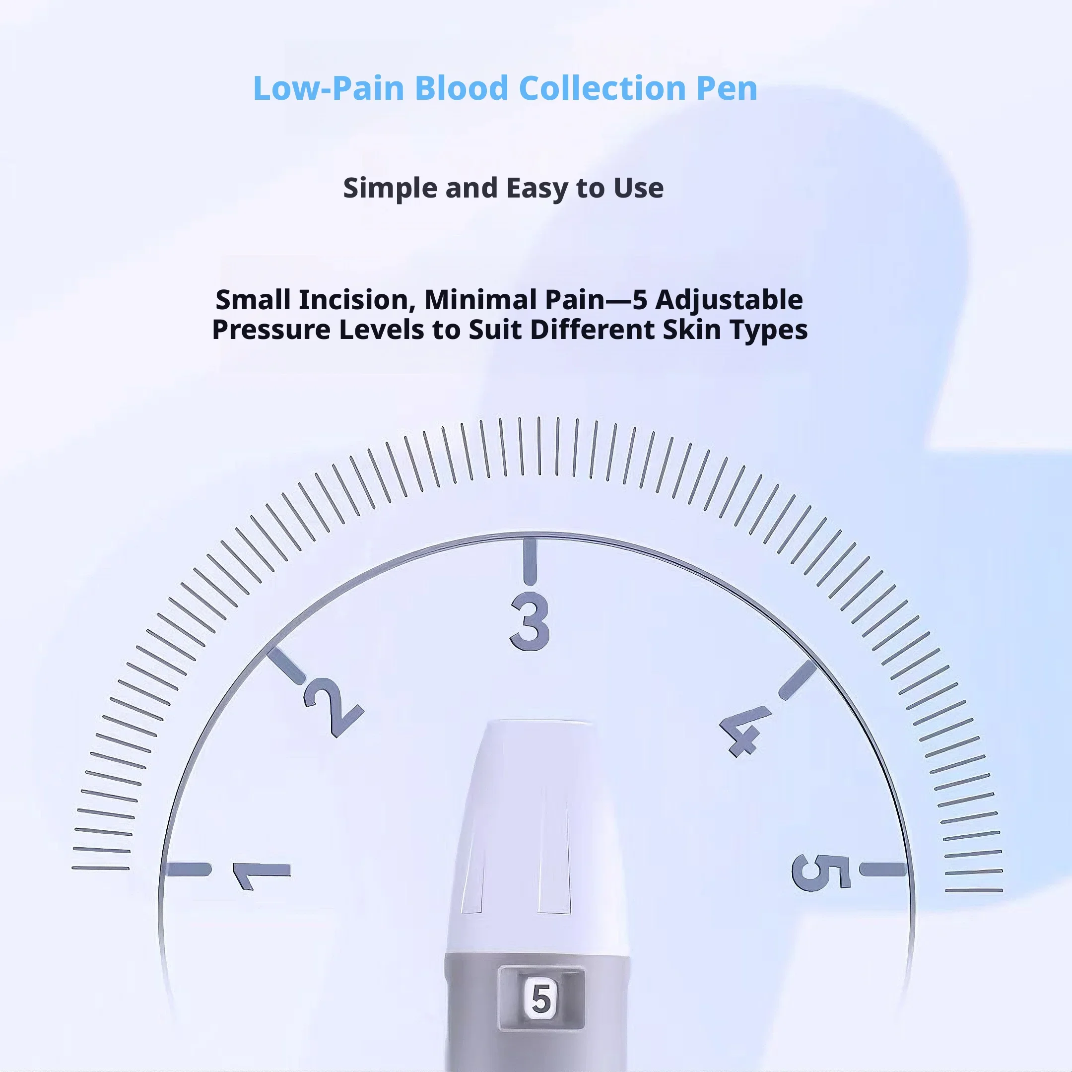 Portable Blood Glucose Tester Household Medical Grade Blood Sugar Accurate Reading Health Detection Device With Test Strips 4