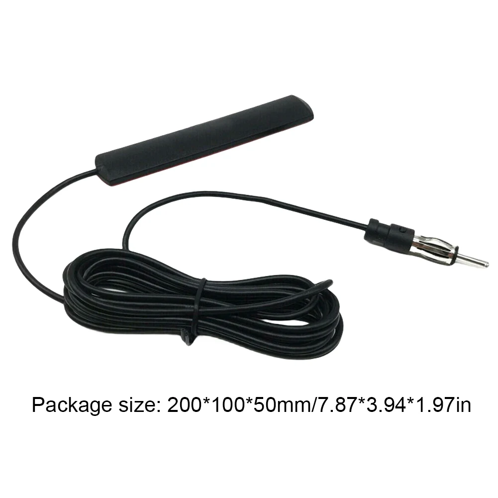 DC 5-12V Car Electronic Radio Antenna Car Hidden Amplified Antenna 85-860Mhz Signal Amplifier Booster Antena for Truck Boat Auto