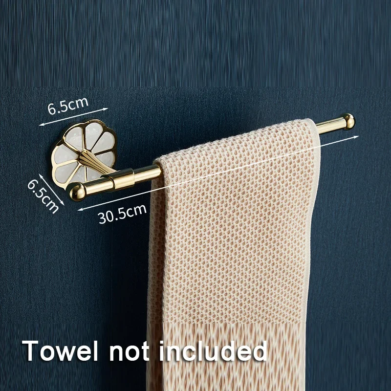 Creative Hanging Drying Towel Balance Rod, Golden Silver, Black Towel Rack, Paper Towel Slipper Rod, Bathroom Rack, Light, 1Pc