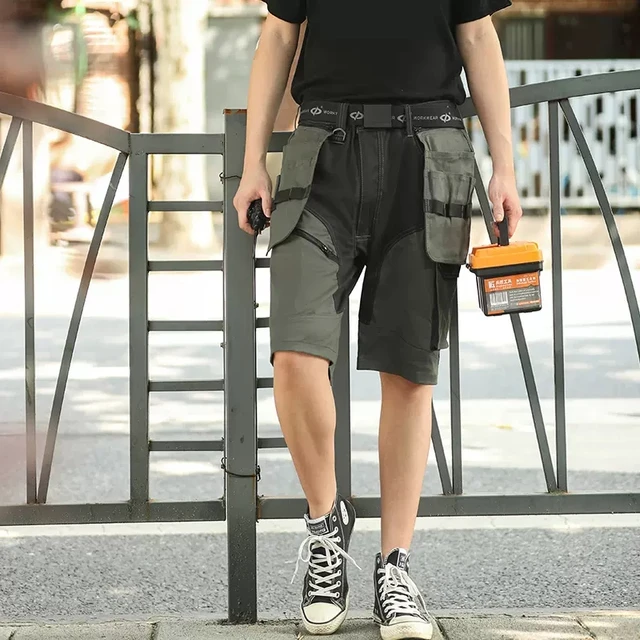 Men's Multi-Pocket Construction Shorts