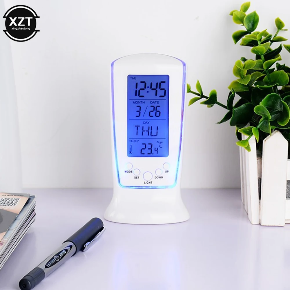 Electronic Alarm Clock Calendar Led Digital Alarm Clock Mini Led