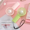 New Portable Mini Fan, Small Handheld Fan, Battery Version, 1-speed Air Cooler Fan Suitable for Office, Outdoor Travel Camping 4