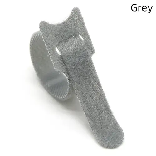 Releasable Cable Ties Wire Organizer Black 15 20 25 30cm Nylon Hook Loop Straps Wrap Zip Bundle Bandage Tie Plastics Fastening - Image 13