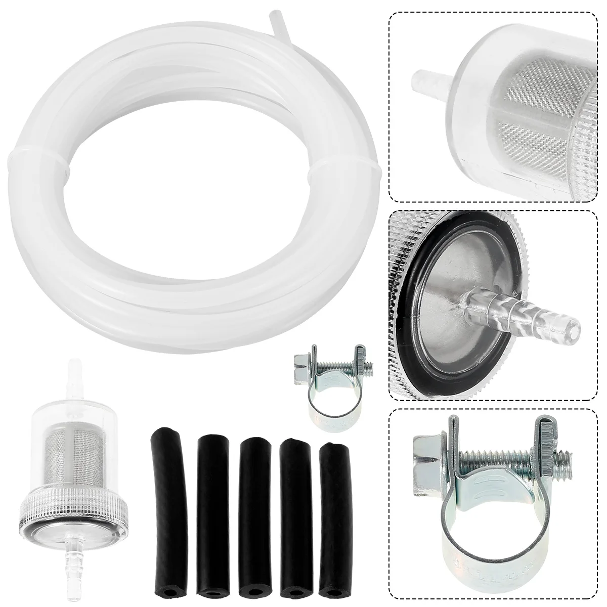 Fuel Tank Standpipe Kit Replaceable Parking Heater Fuel Line Kit for Eberspacher/ Webasto Heater Diesel Hose Clip fuel tank standpipe kit
