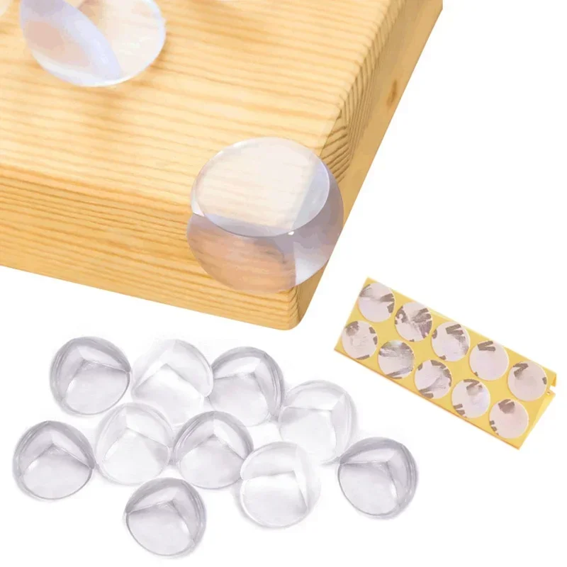 10pcs Baby Silicone Table Corner Edge Protector Electric Socket Anticollision Guard